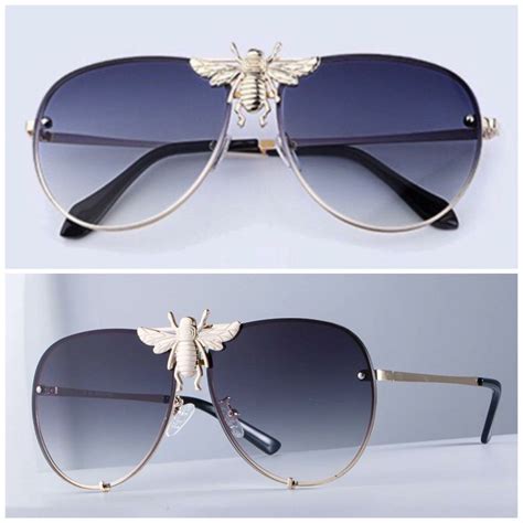 gucci sunglasses with the bee|Gucci bee sunglasses women's.